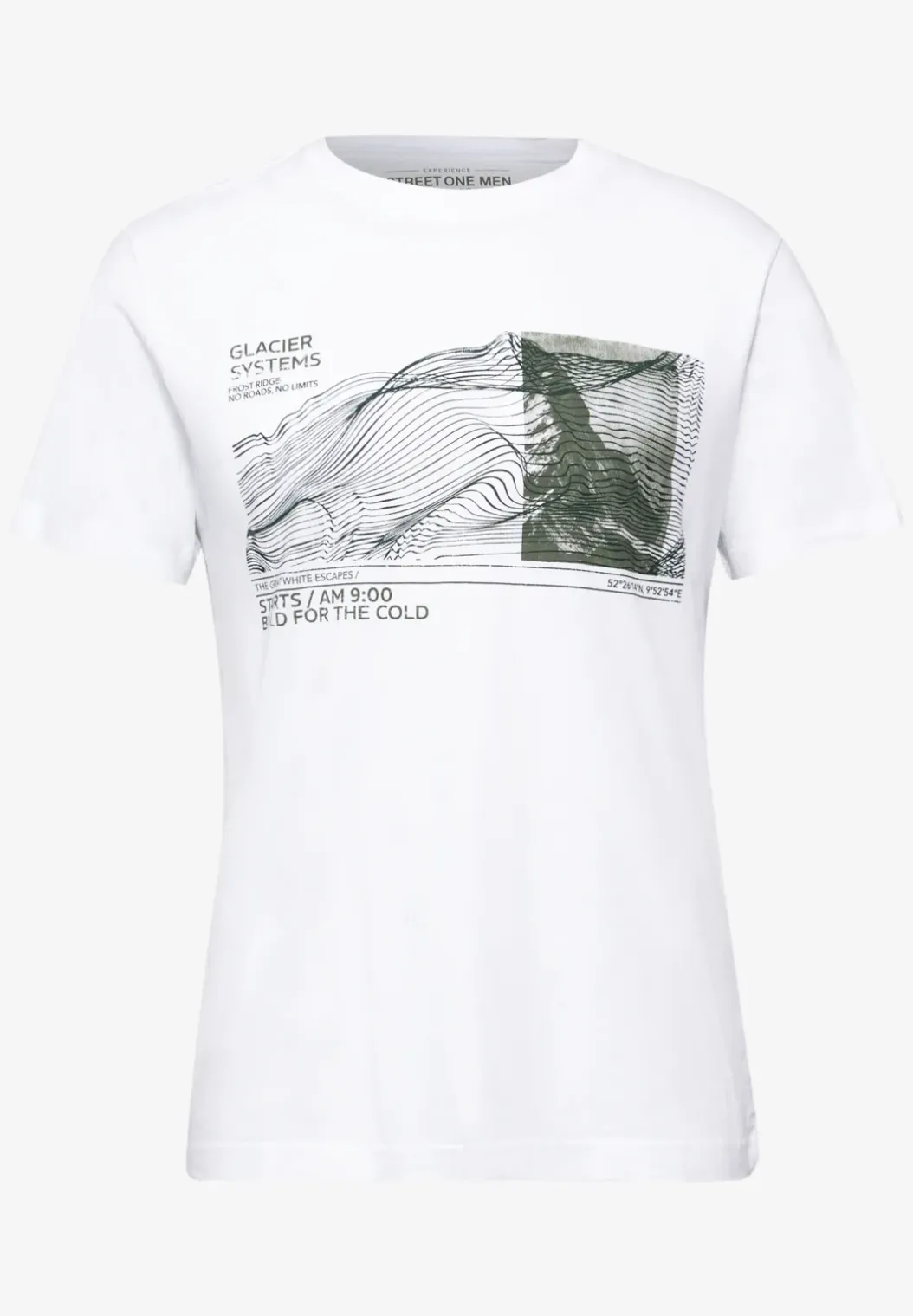 Basic Shirt met print aan de voorkant