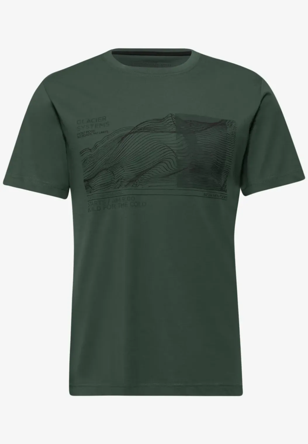 Basic Shirt met print aan de voorkant