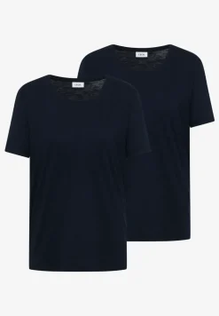 Basic Shirt met ronde hals in een 2-pack