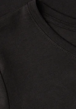 Basic shirt met ronde hals