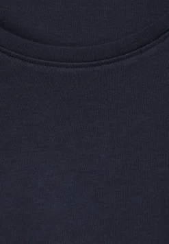 Basic shirt met ronde hals