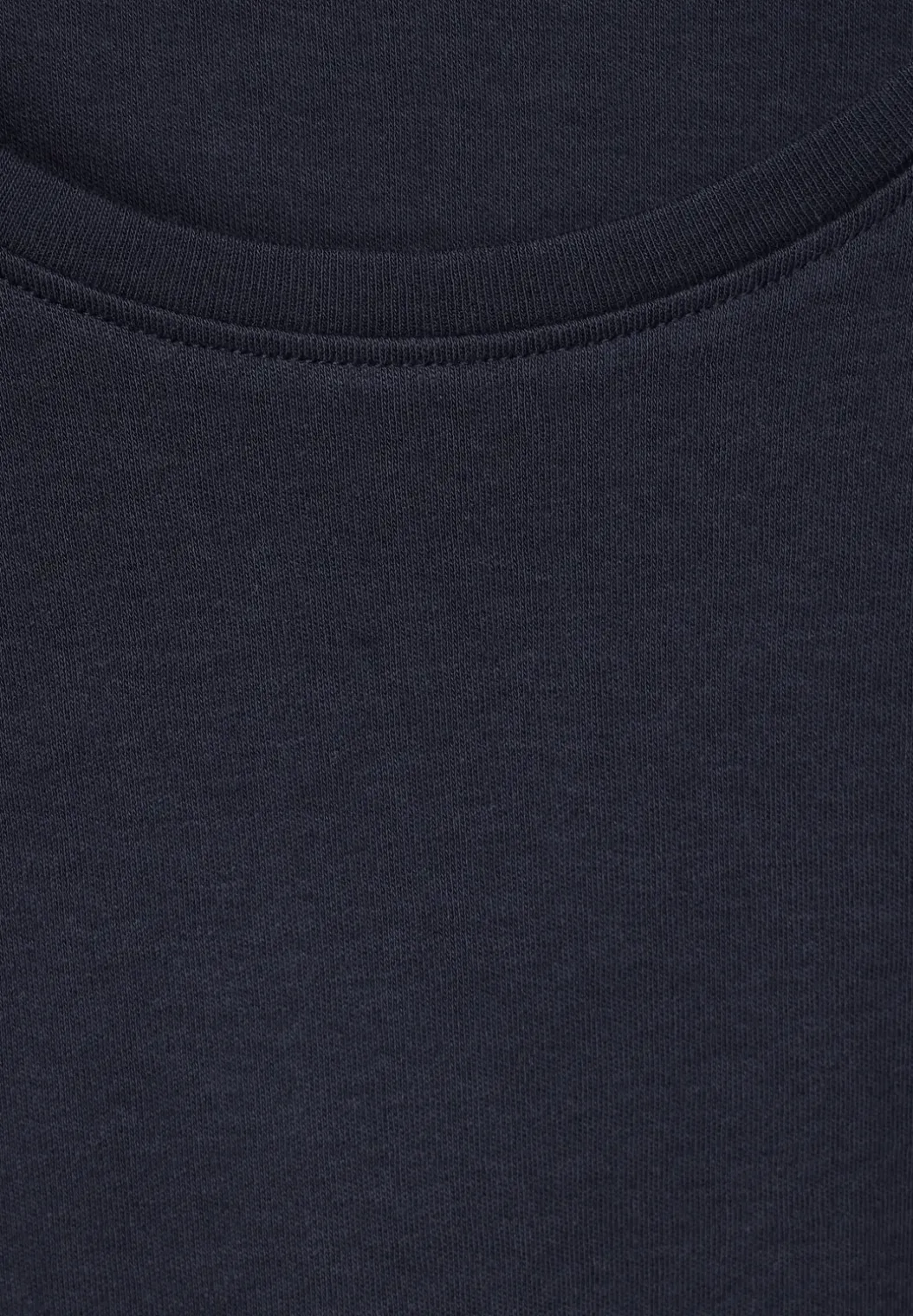 Basic shirt met ronde hals
