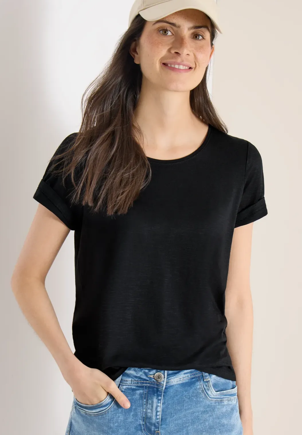 Basic Shirt met ronde hals in een 2-pack