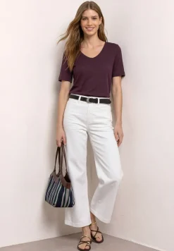 Basic Shirt met V-hals