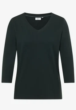 Basic shirt met V-hals