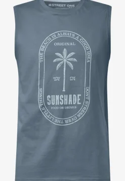 Basic tanktop met print