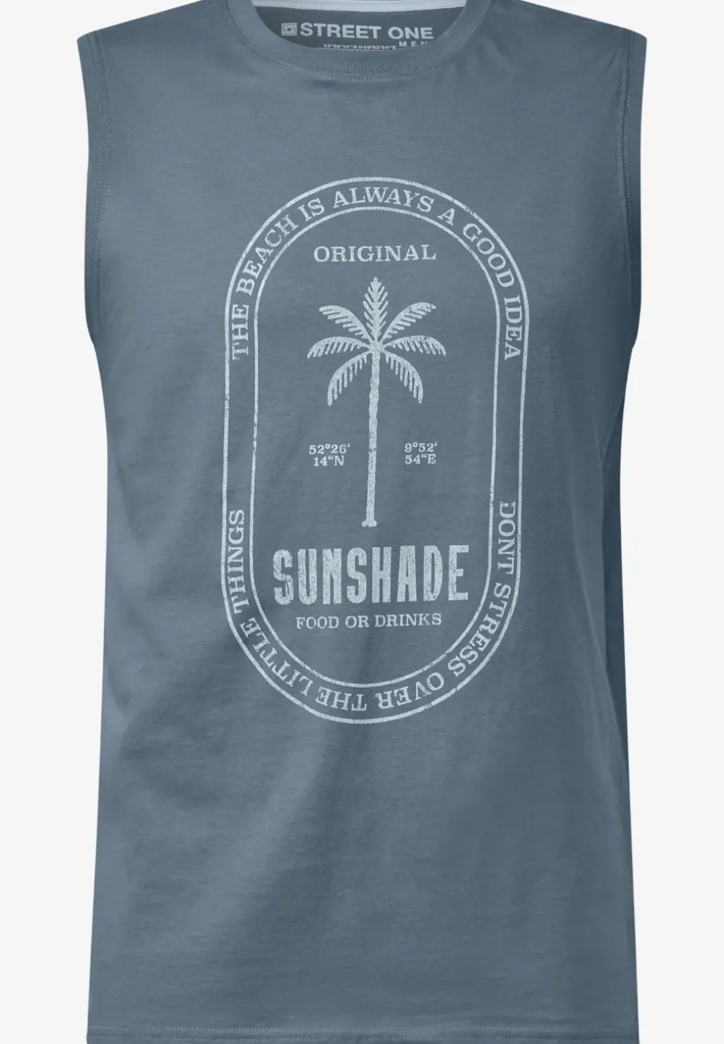 Basic tanktop met print