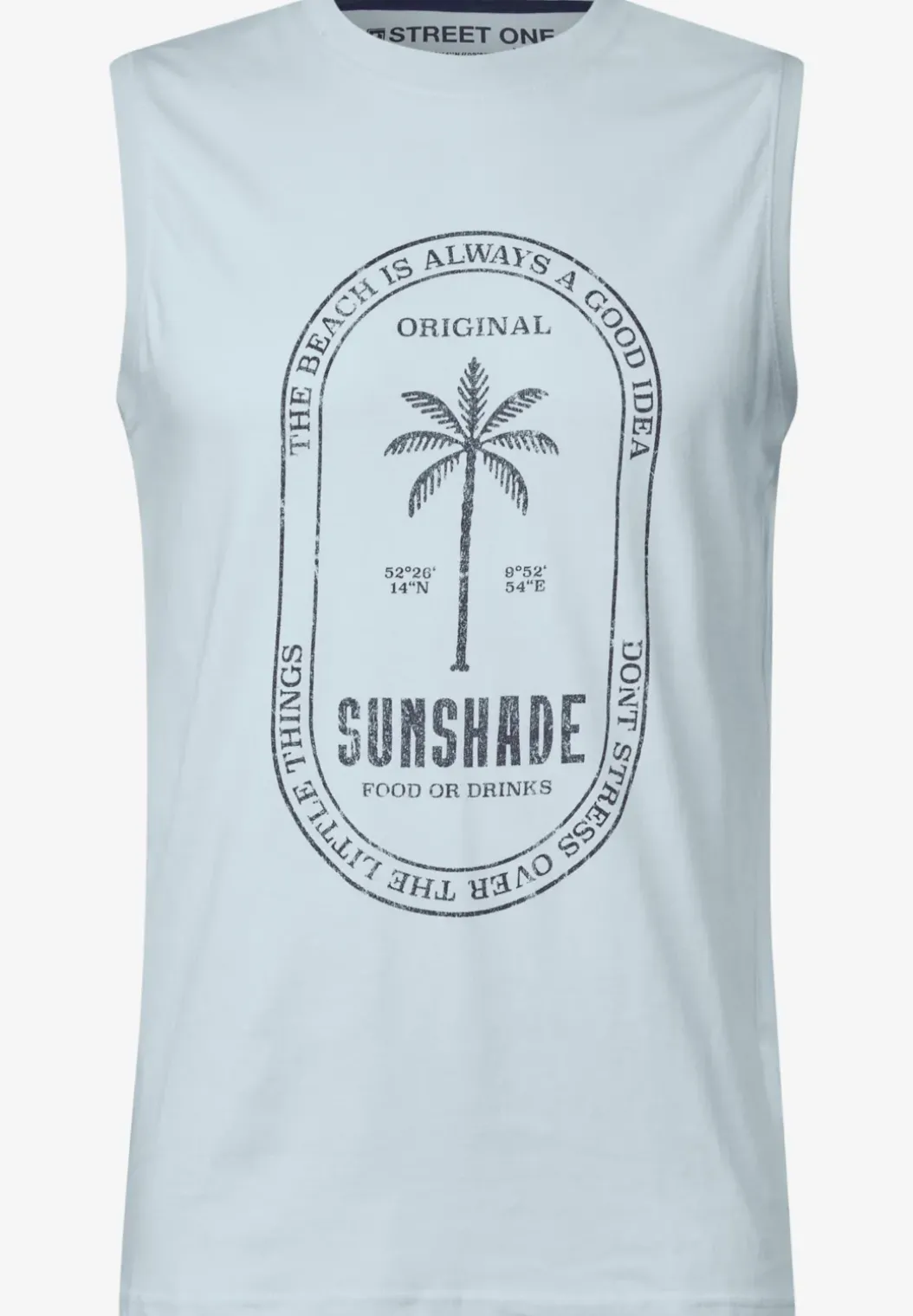 Basic tanktop met print