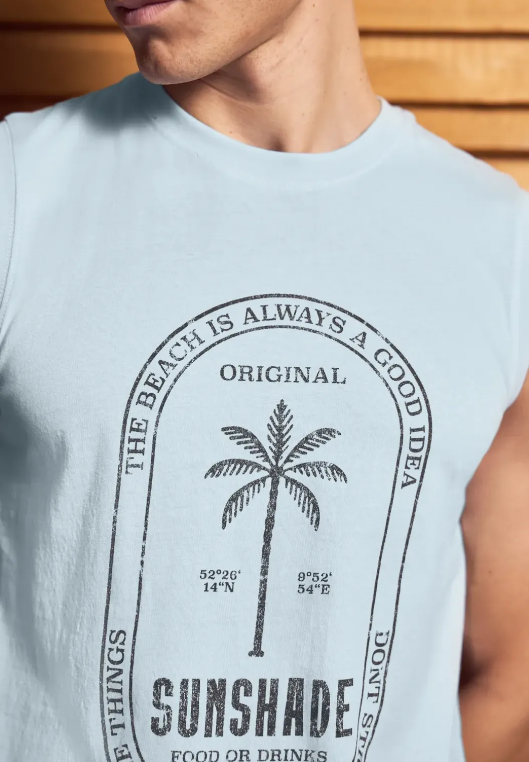 Basic tanktop met print