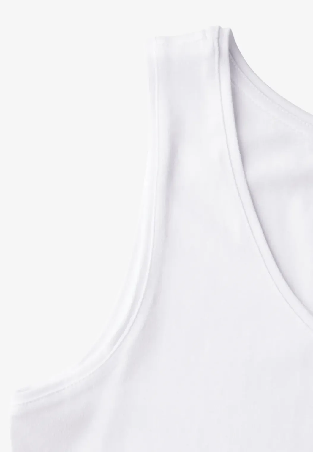 Basic top in effen kleur