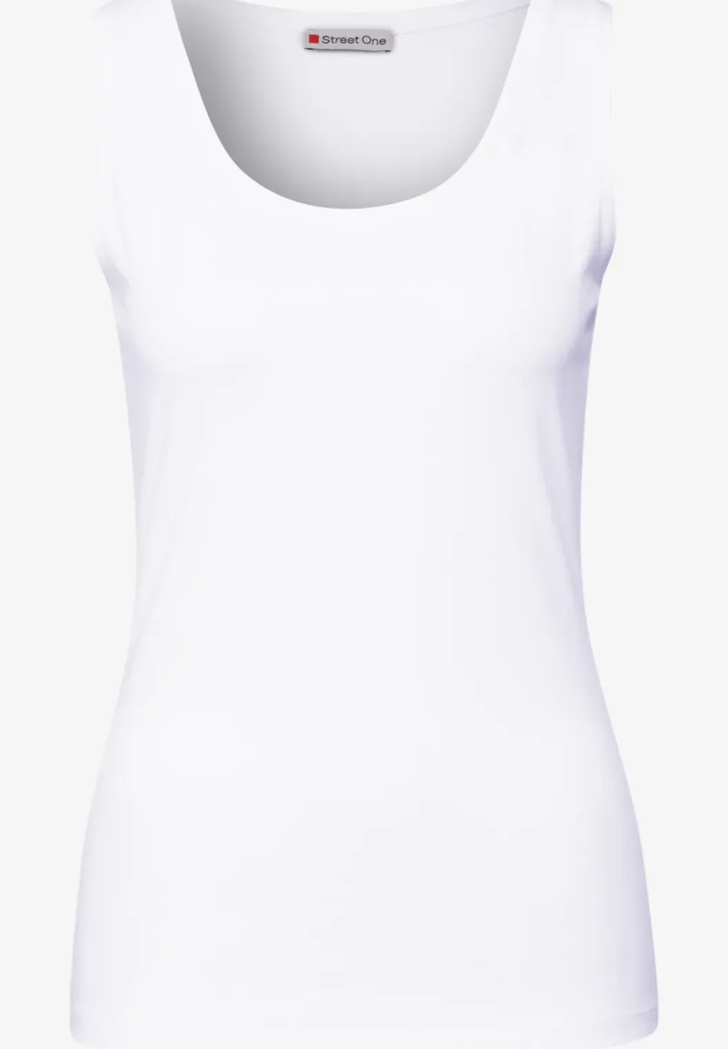 Basic top in effen kleur