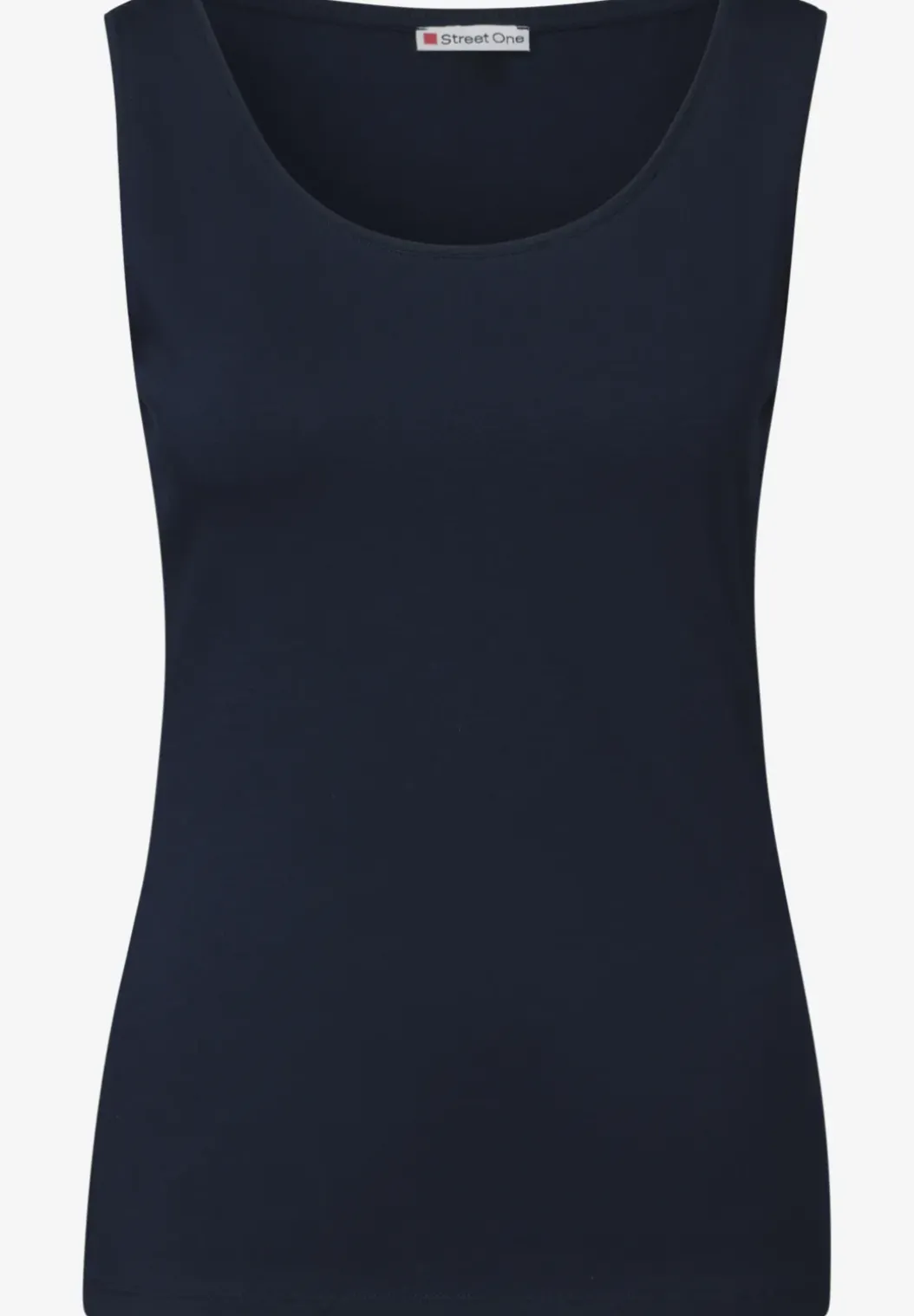 Basic top in effen kleur