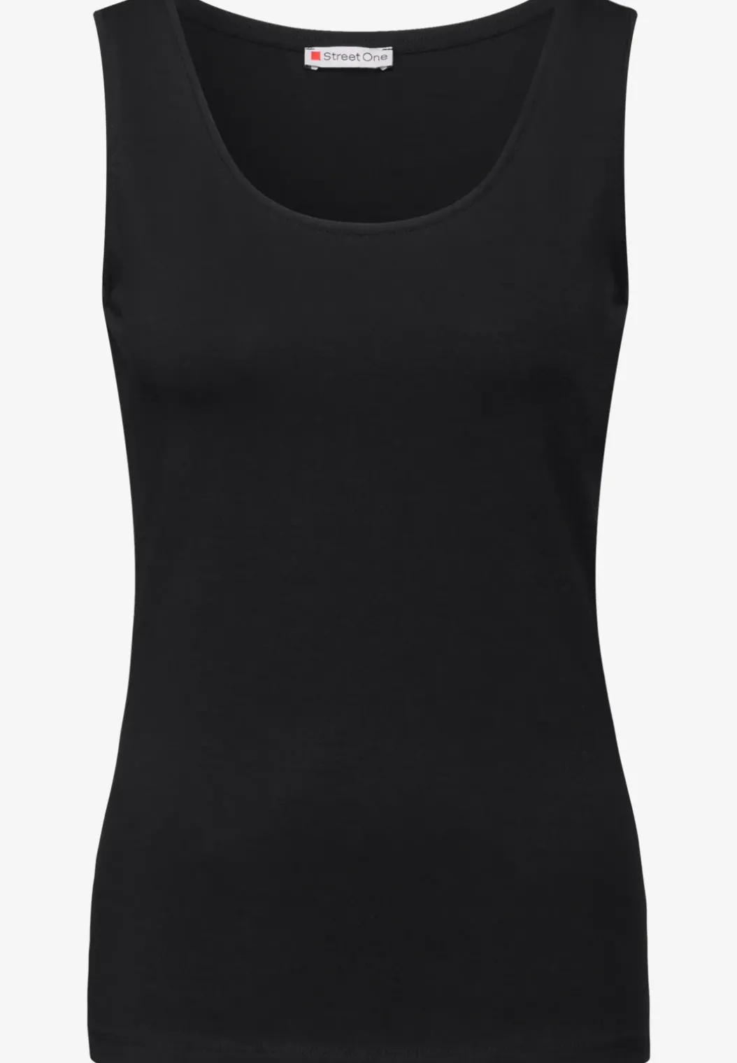 Basic top in effen kleur