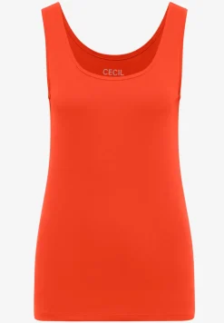 Basic top in effen kleur