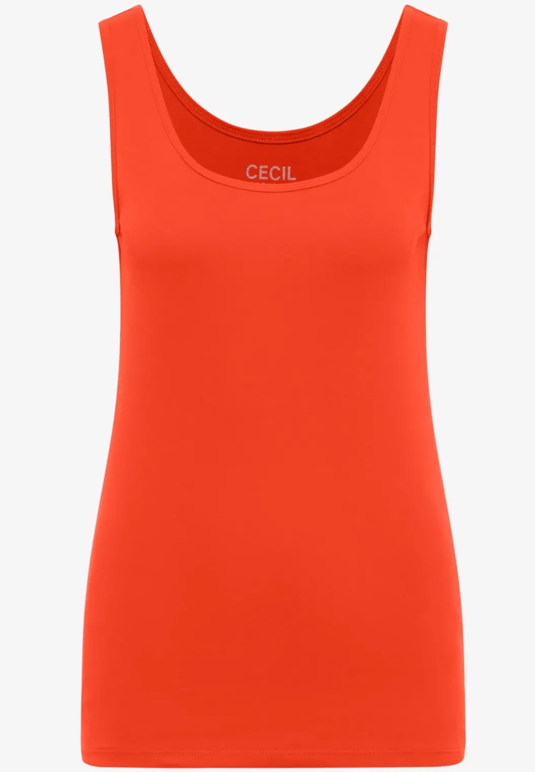 Basic top in effen kleur