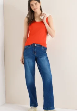 Basic top in effen kleur