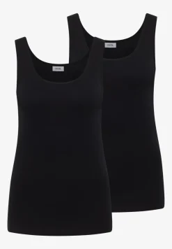 Basic top met ronde hals in een 2-pack