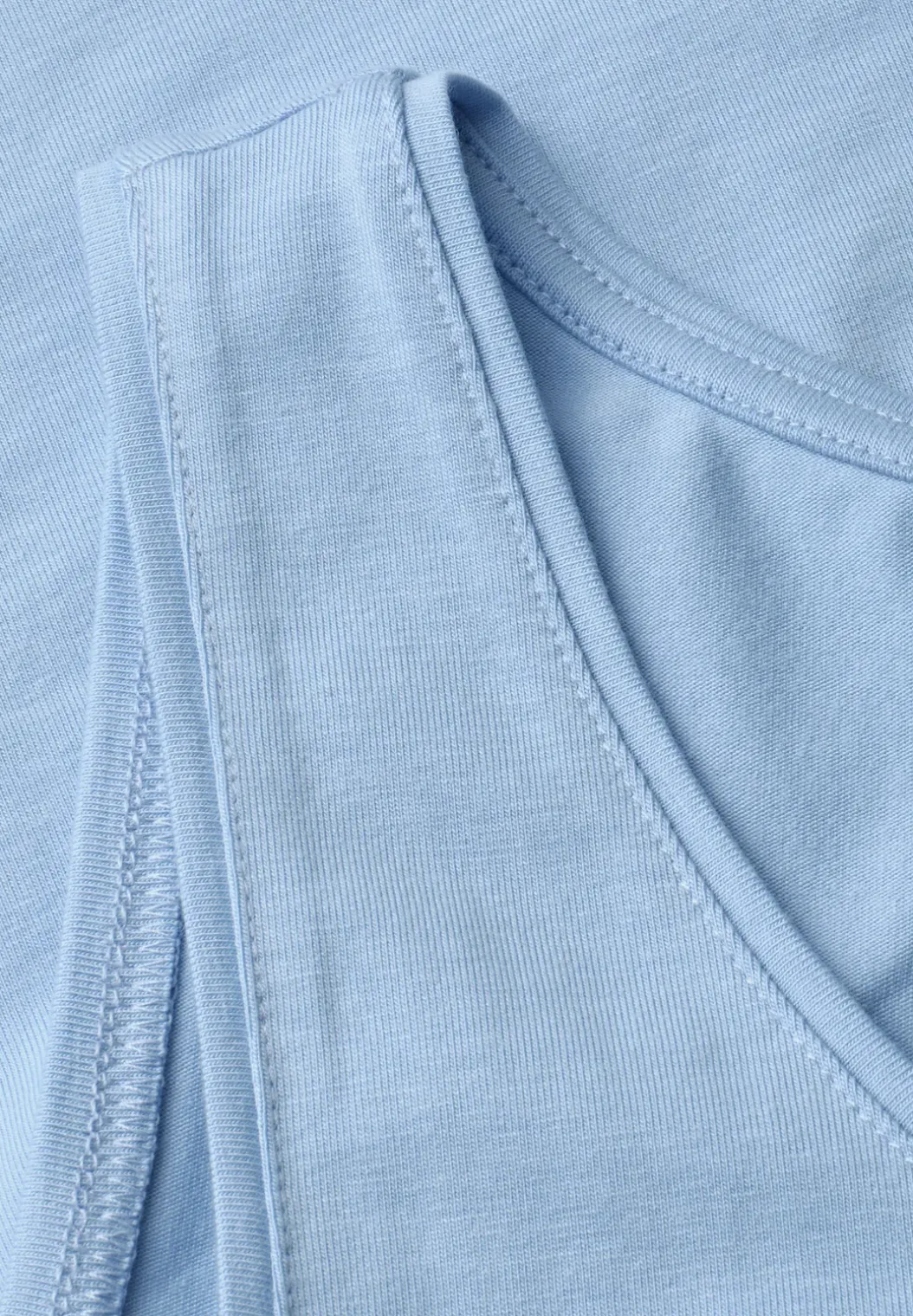 Basic top met ronde hals in jersey
