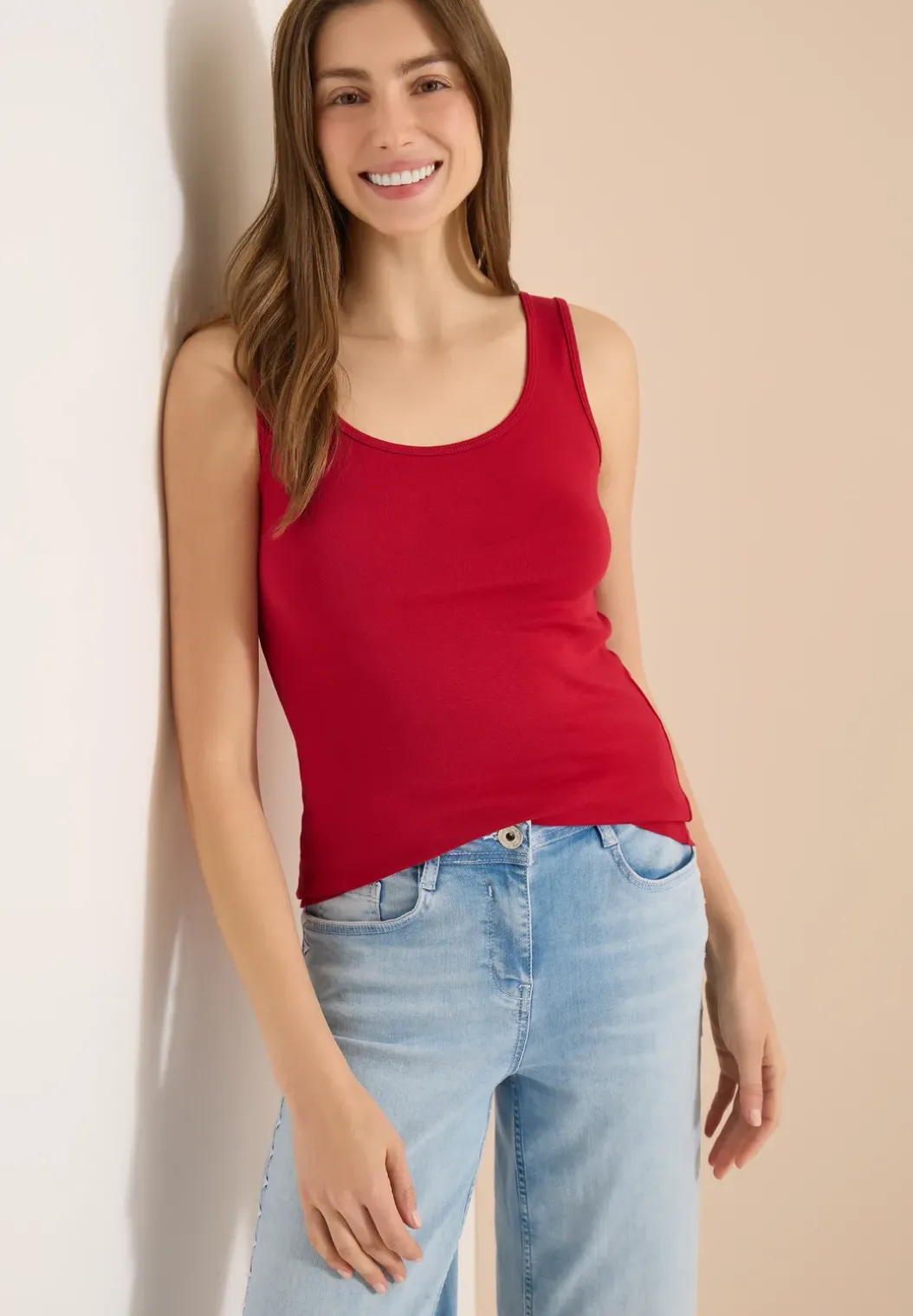 Basic top van puur katoen