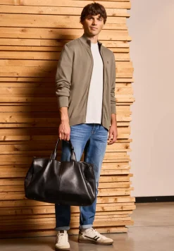 Basic vest met rits
