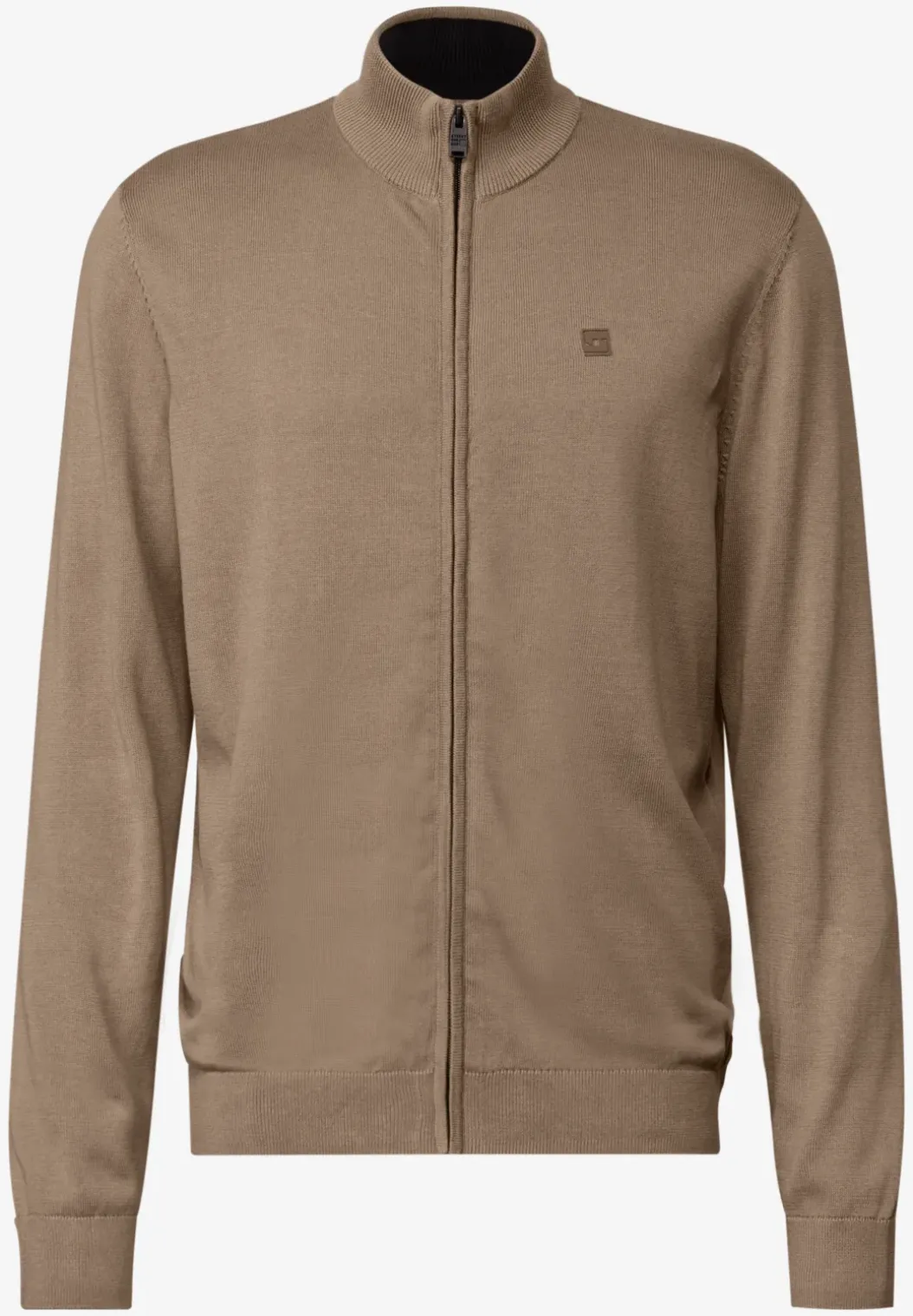 Basic vest met rits