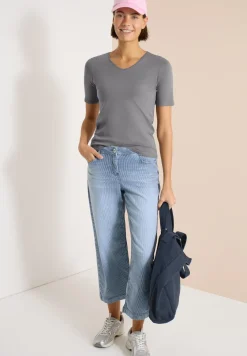 Basic katoenen shirt