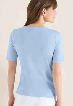 Basic katoenen shirt