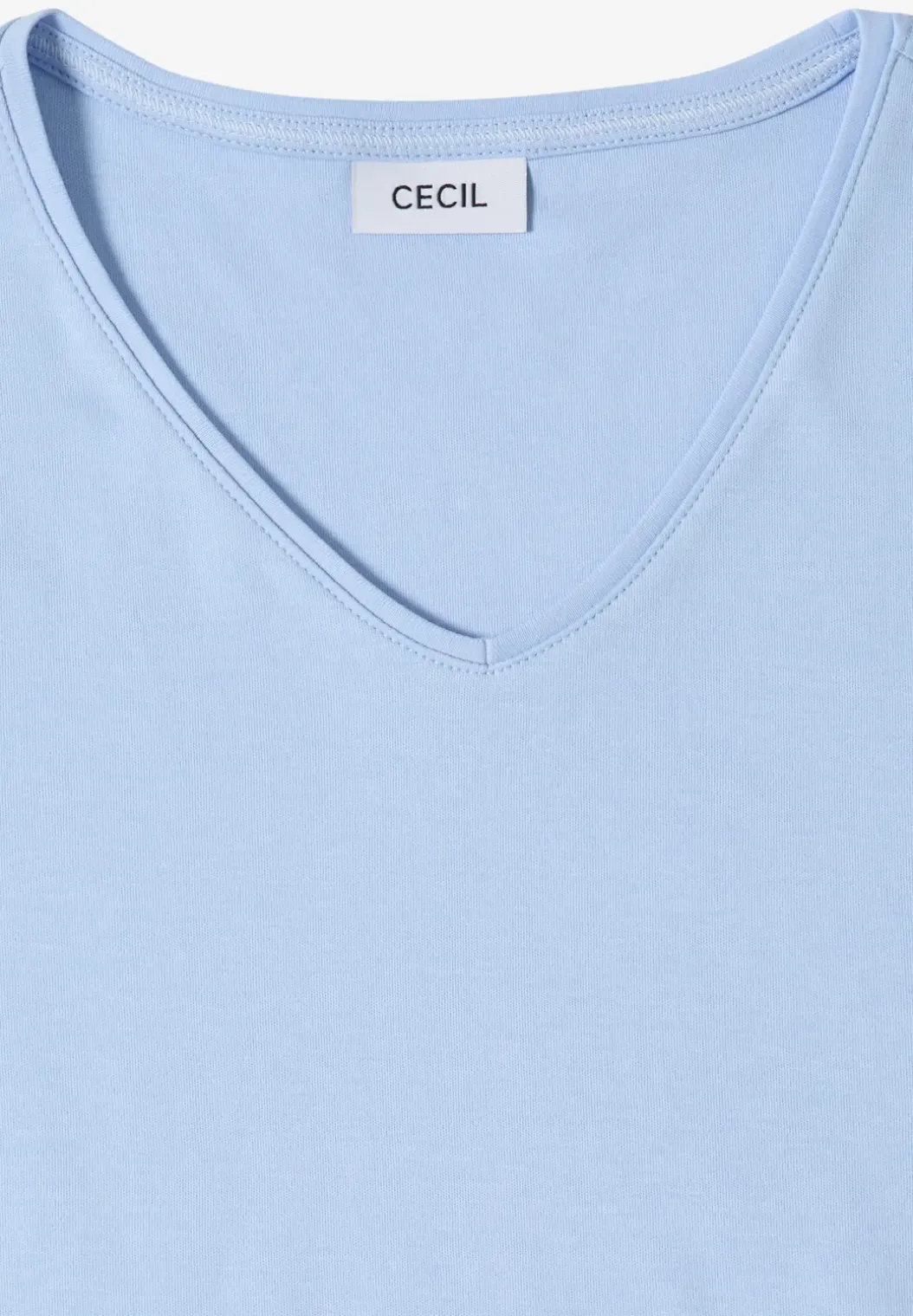 Basic katoenen shirt
