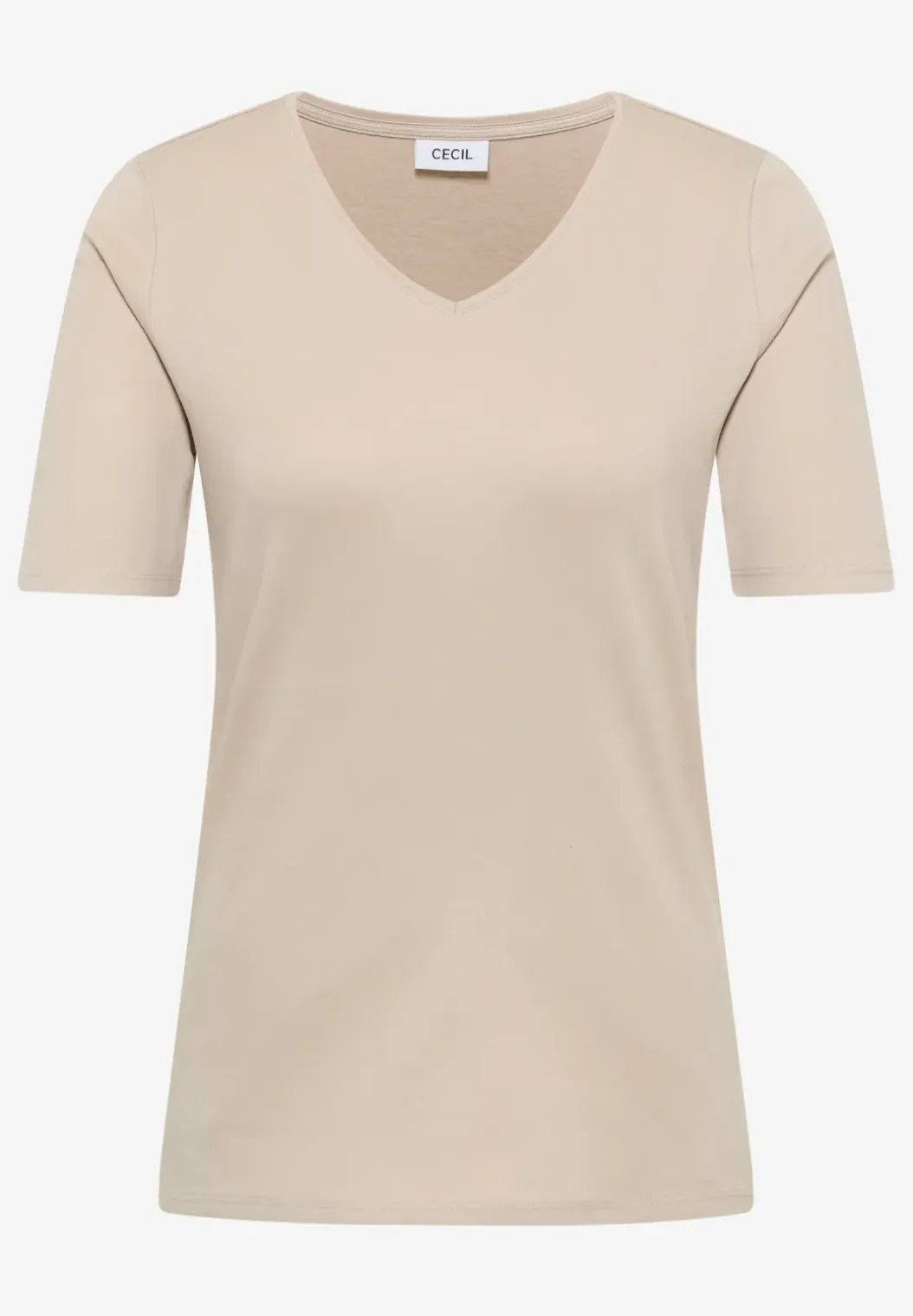 Basic katoenen shirt