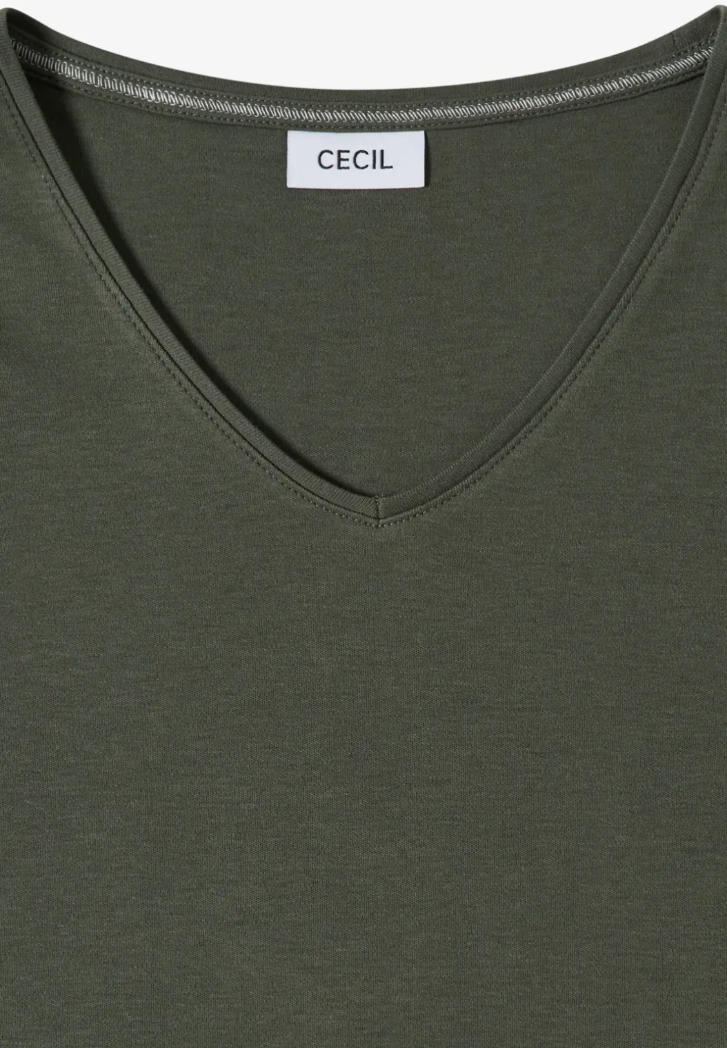 Basic katoenen shirt