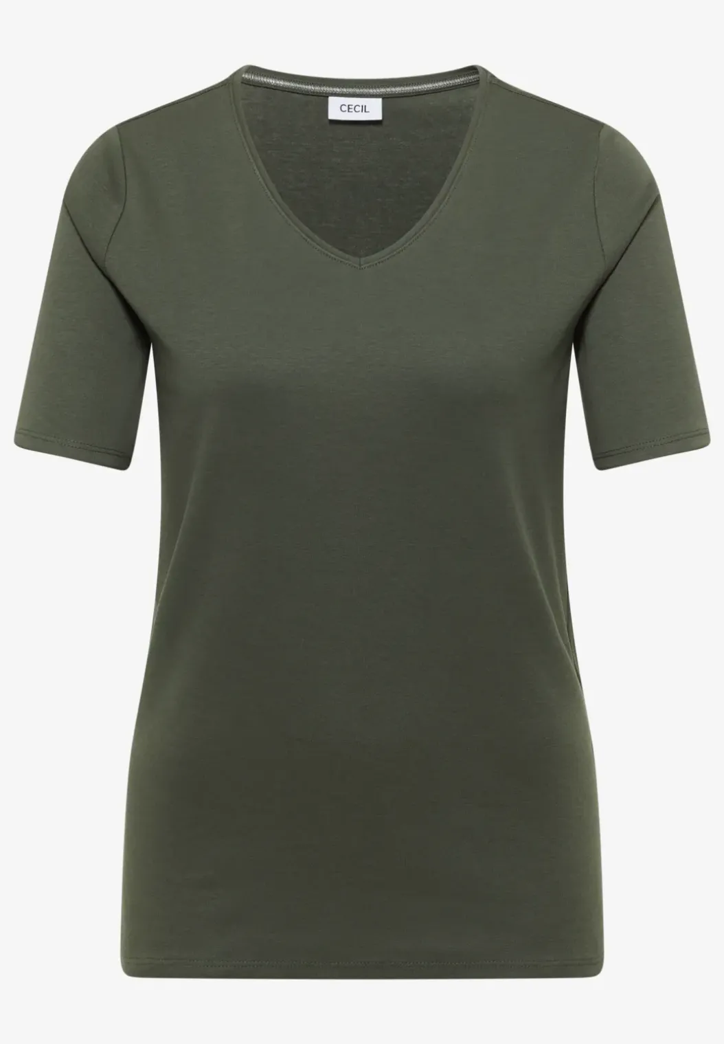 Basic katoenen shirt