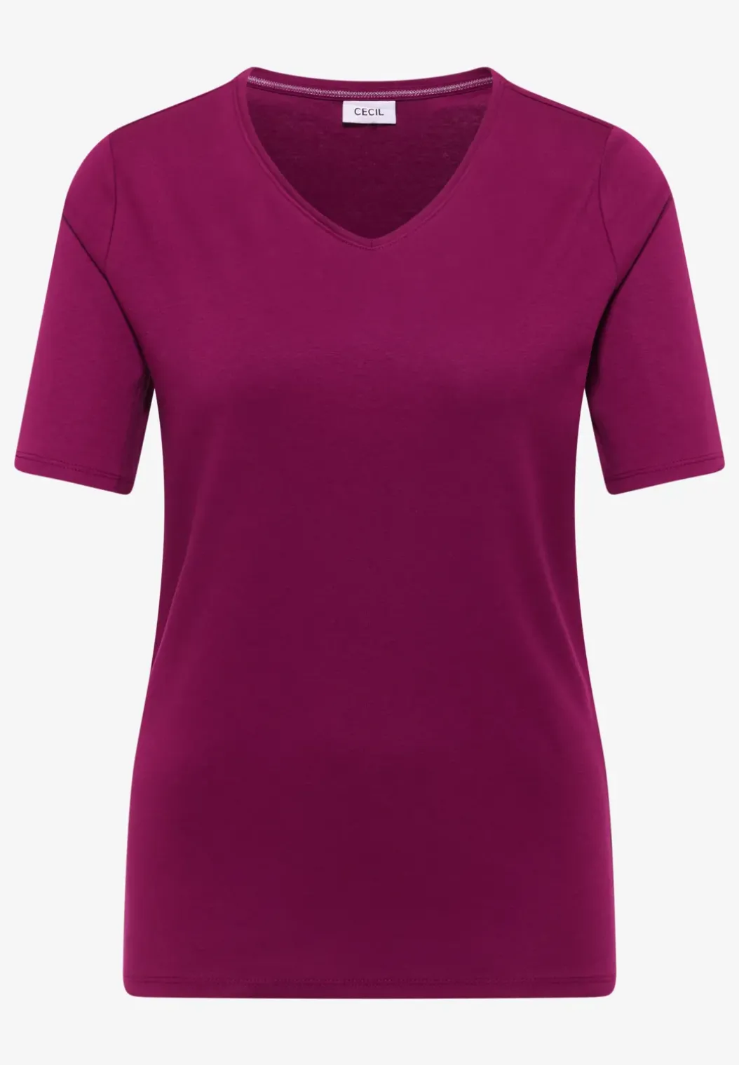 Basic katoenen shirt