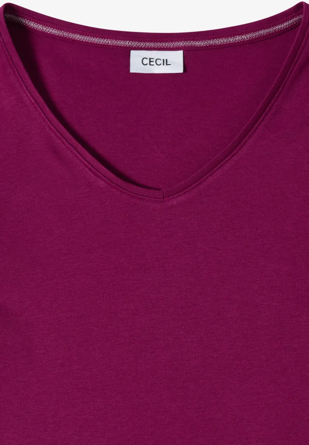 Basic katoenen shirt