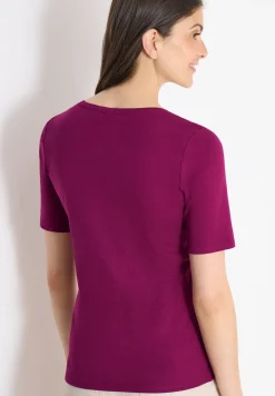 Basic katoenen shirt