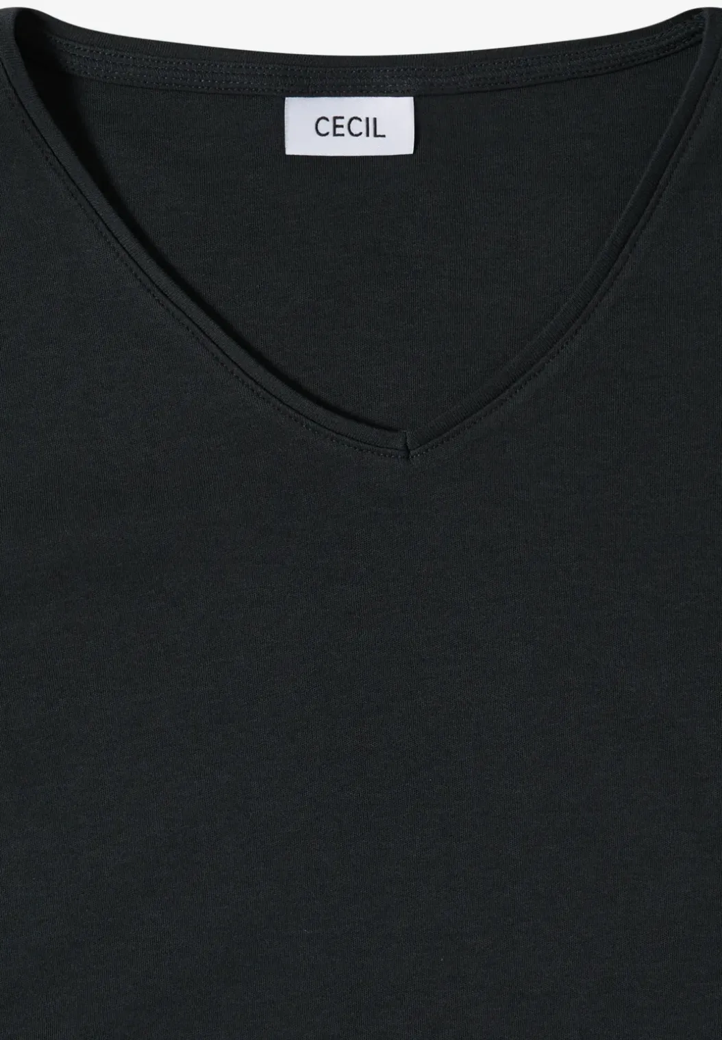 Basic katoenen shirt