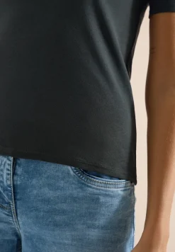 Basic katoenen shirt