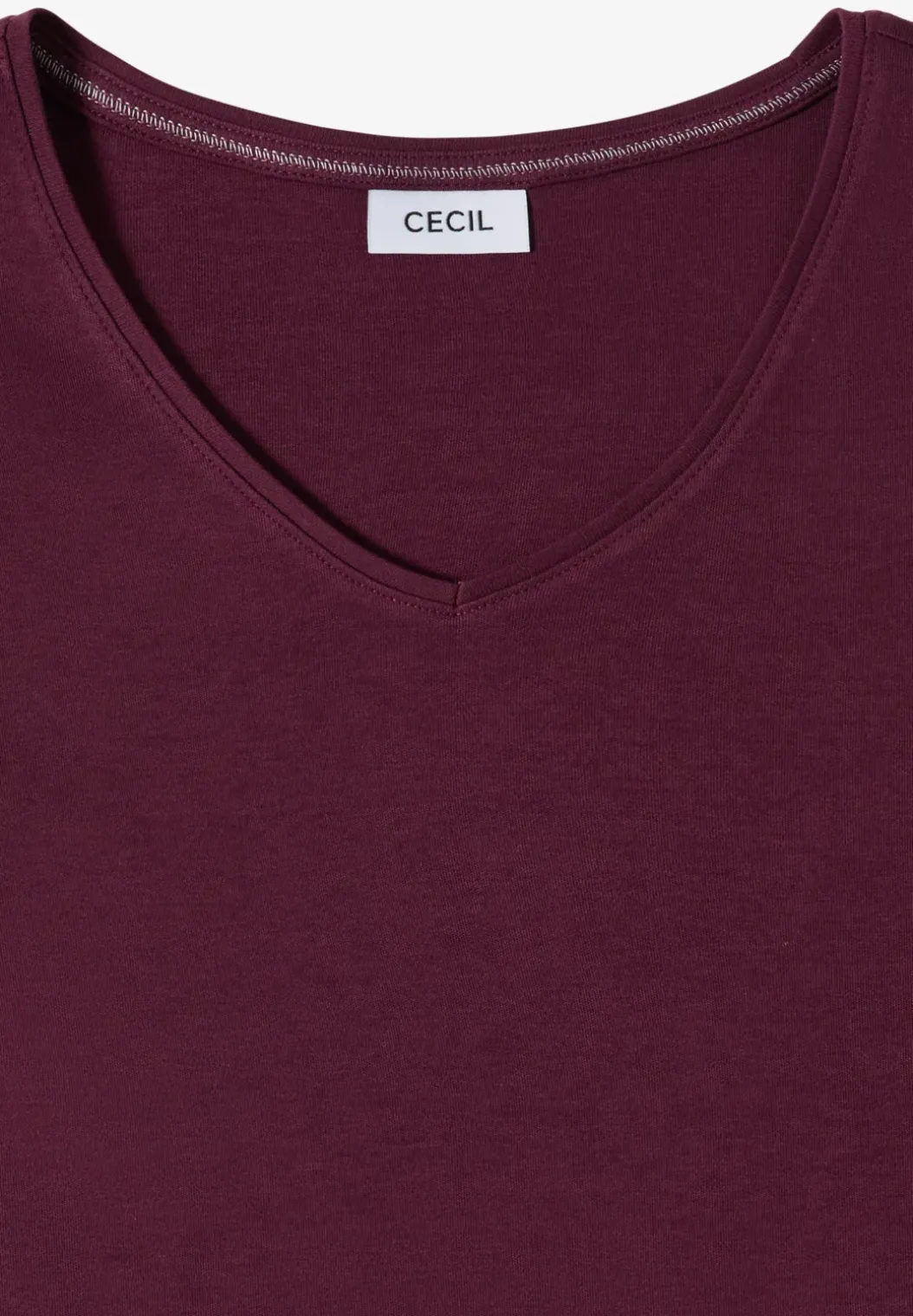 Basic katoenen shirt