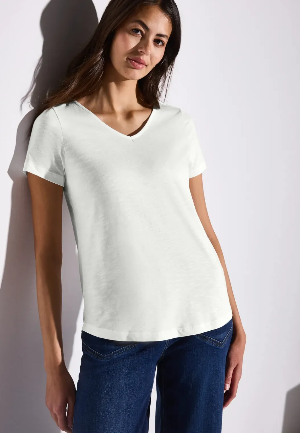 Basic Shirt in effen kleur