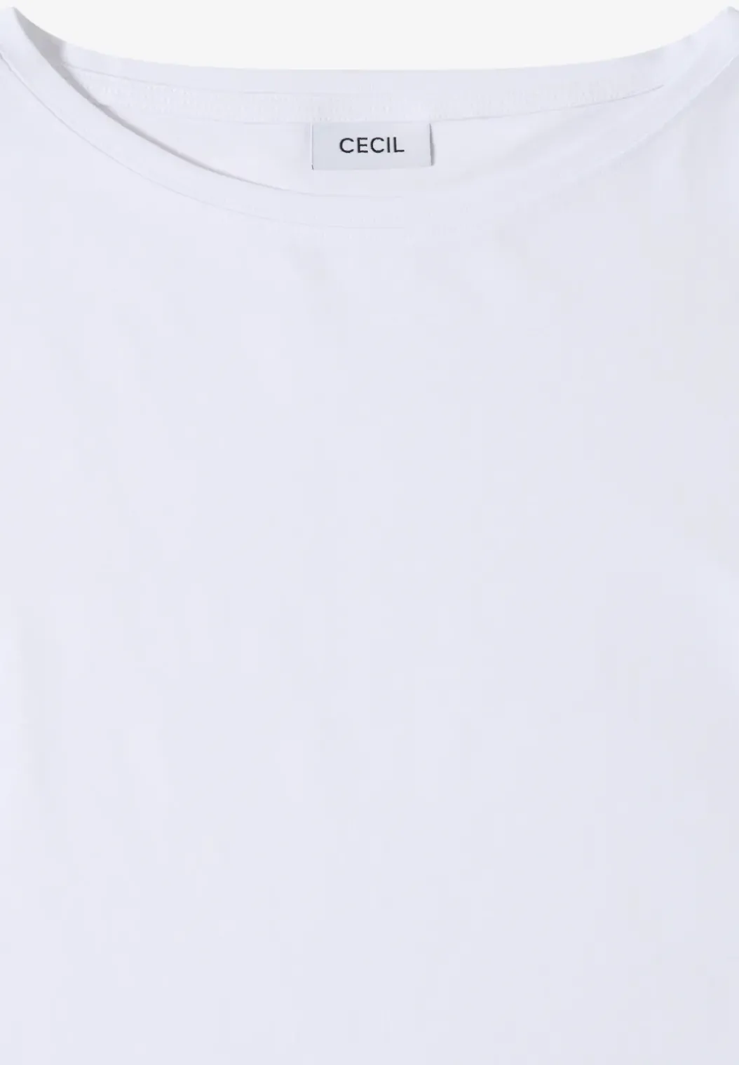 Basic Shirt met boothals