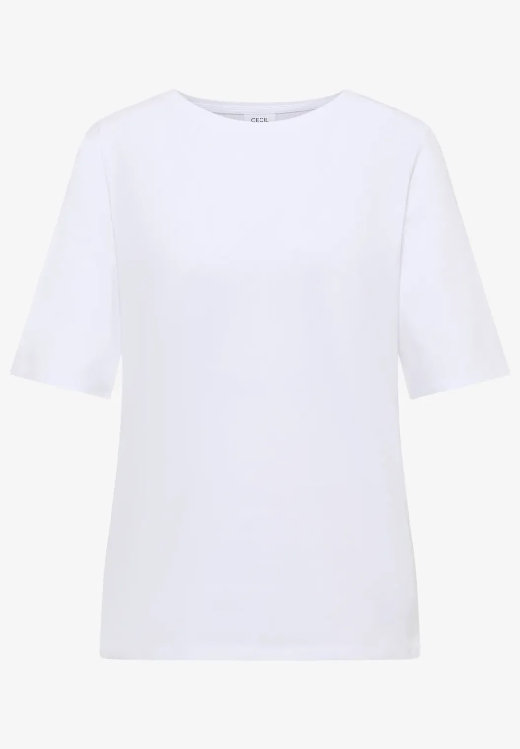 Basic Shirt met boothals