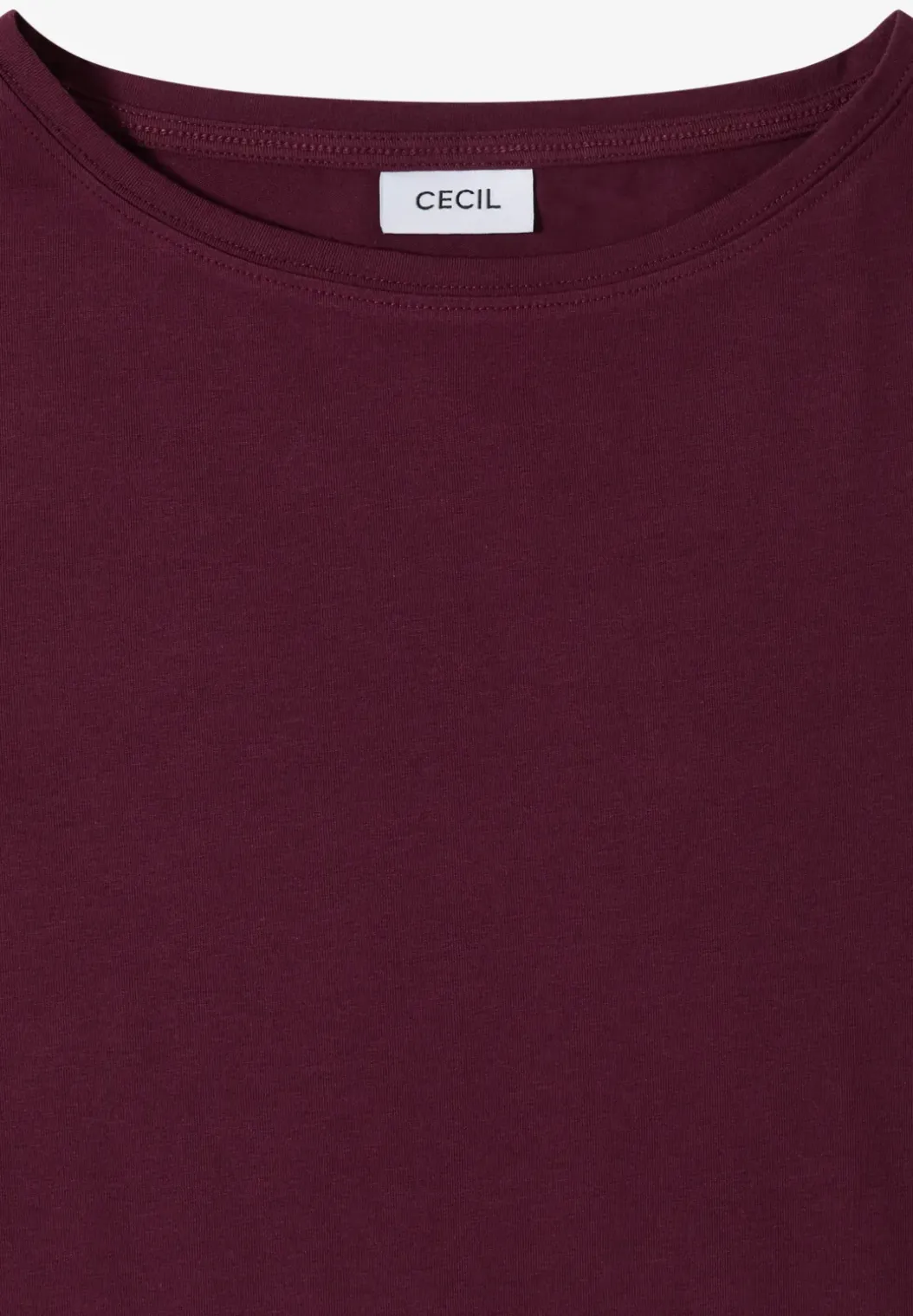 Basic Shirt met boothals