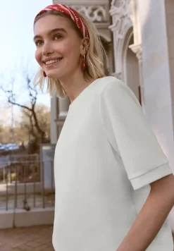 Basic Shirt met korte mouwen en ronde hals