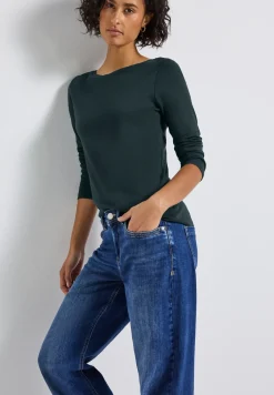 Basic shirt met lange mouwen