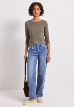 Basic shirt met lange mouwen