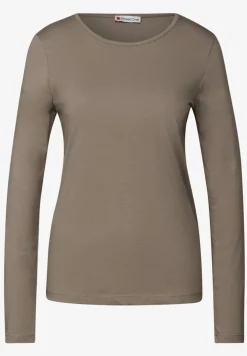 Basic shirt met lange mouwen