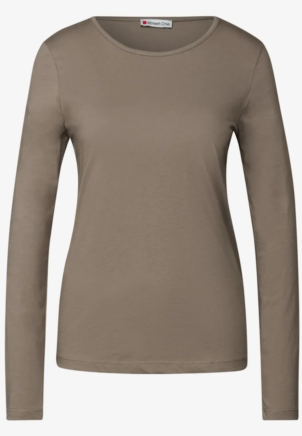 Basic shirt met lange mouwen