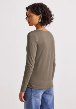Basic shirt met lange mouwen