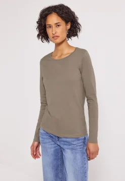 Basic shirt met lange mouwen