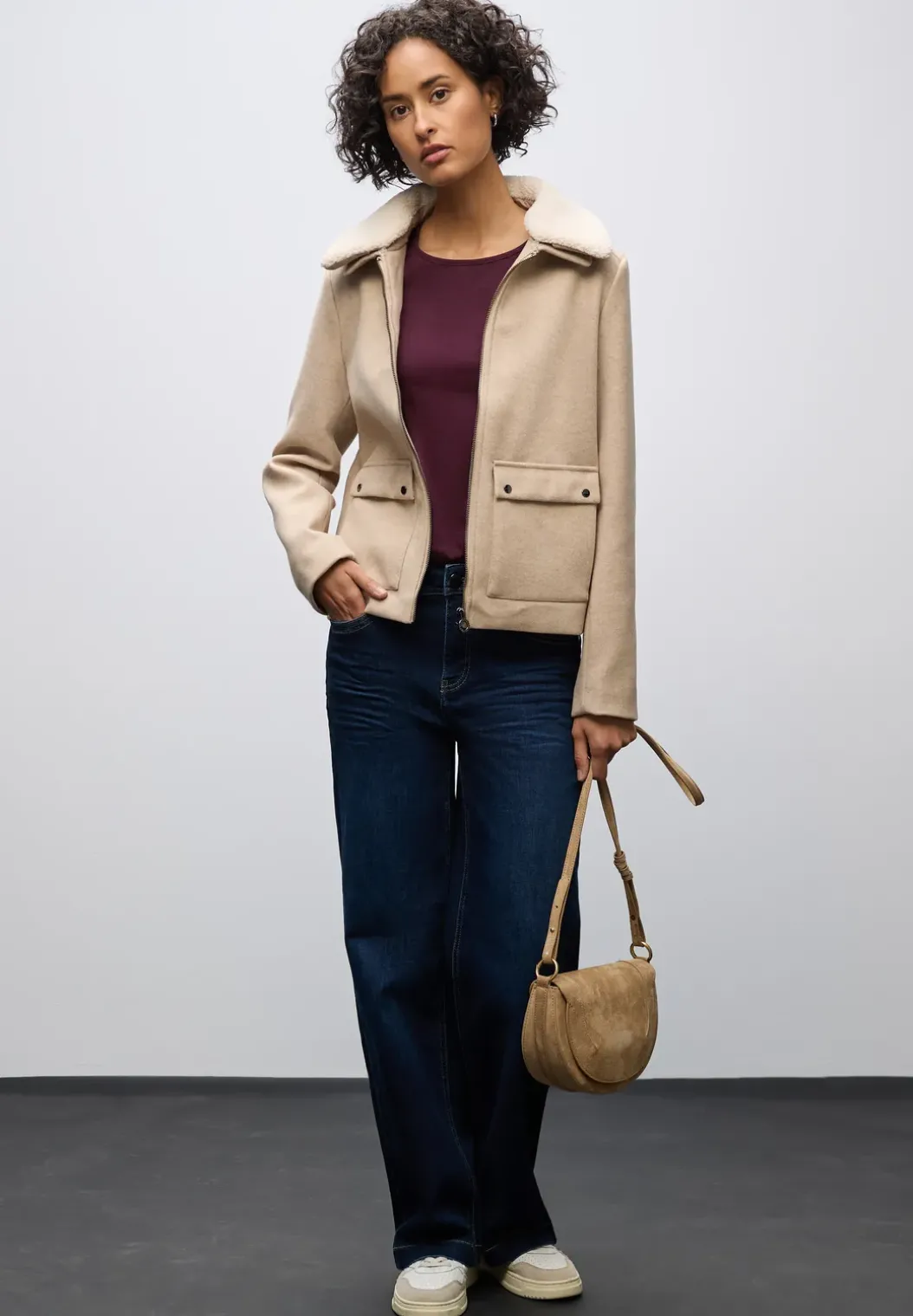 Basic shirt met lange mouwen