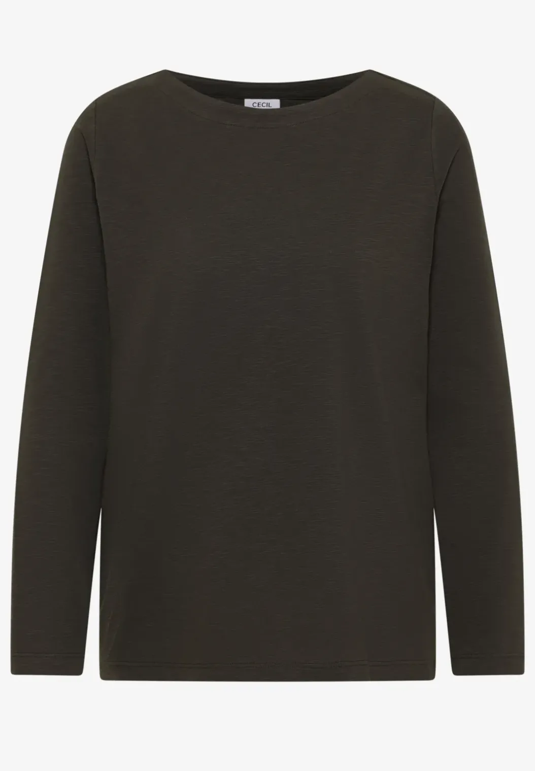 Basic shirt met lange mouwen